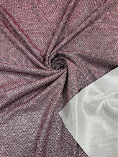 Iridescent Wave Pattern Sequin Mint Soft Mesh Fabric - OneYard